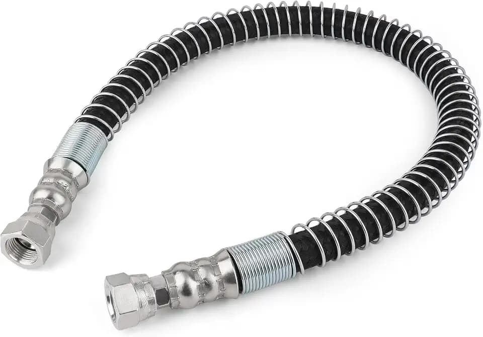 24" LPG Hose Assembly with Spiral Guard