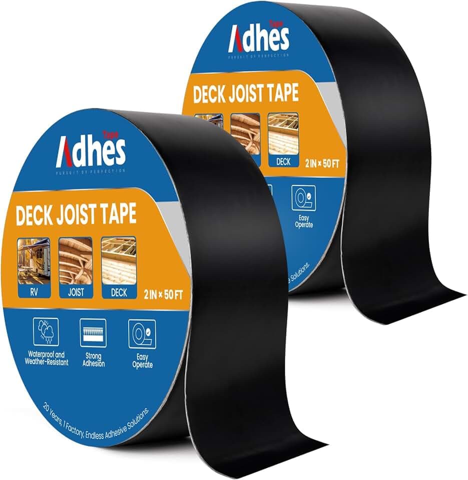 ADHES 2-Rollen 50mm X 15M Butylband Dichtungsbänder Wetterbeständig