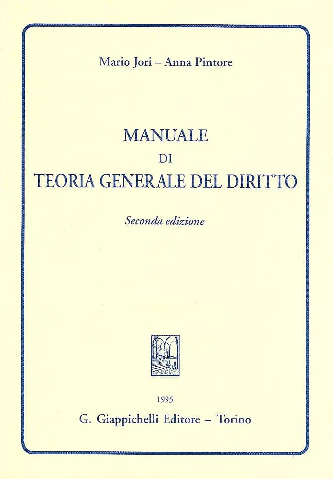 Manuale di teoria generale del diritto