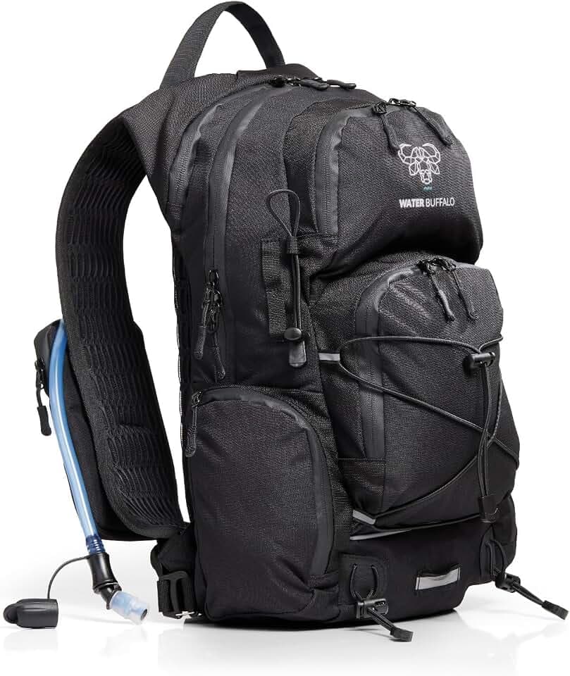 Water Buffalo Sherpa 22L Hiking Hydration Backpack, 2L Bladder