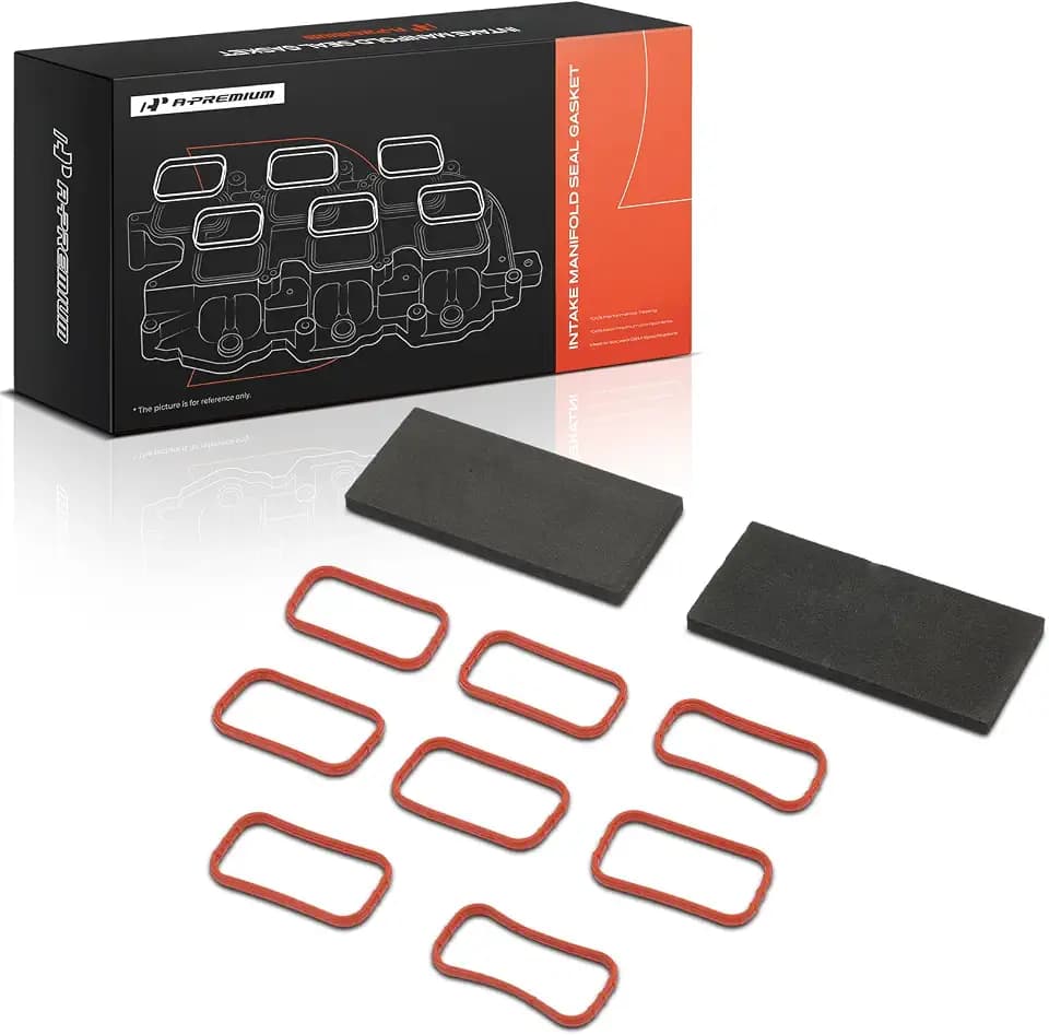 A-Premium Lower Engine Intake Manifold Gasket Set Compatible with Chevrolet