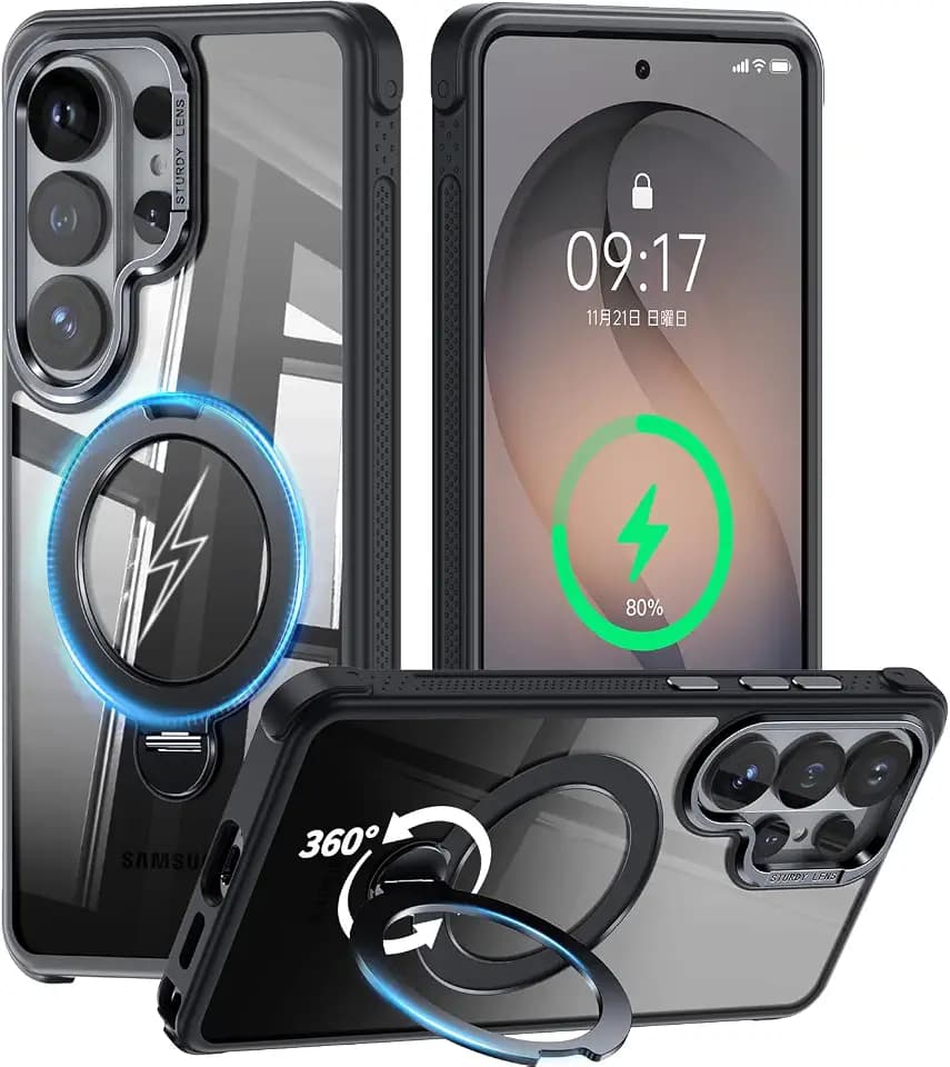 360° Rotatable Magnetic Stand Case for Samsung Galaxy S26 Ultra