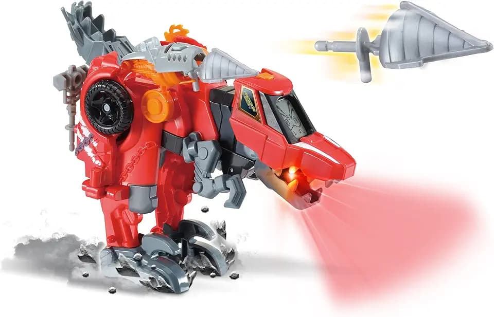 VTech Switch and Go Dinos Fighter-Velociraptor Transformer