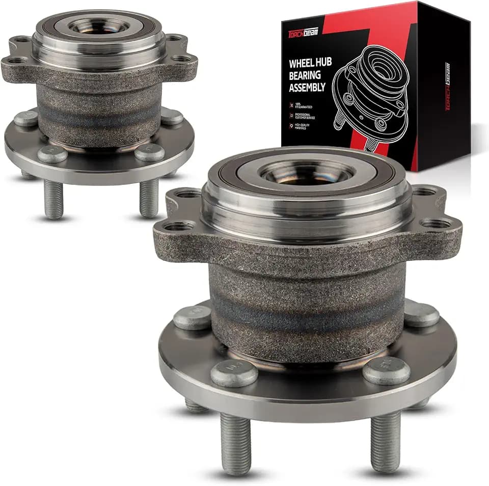 Torchbeam 2pcs Rear Wheel Bearing Assembly for 2005-2009 Subaru Outback, 2005-2009 Subaru Legacy Wheel Hub Bearing Assembly 5 Lugs 512293