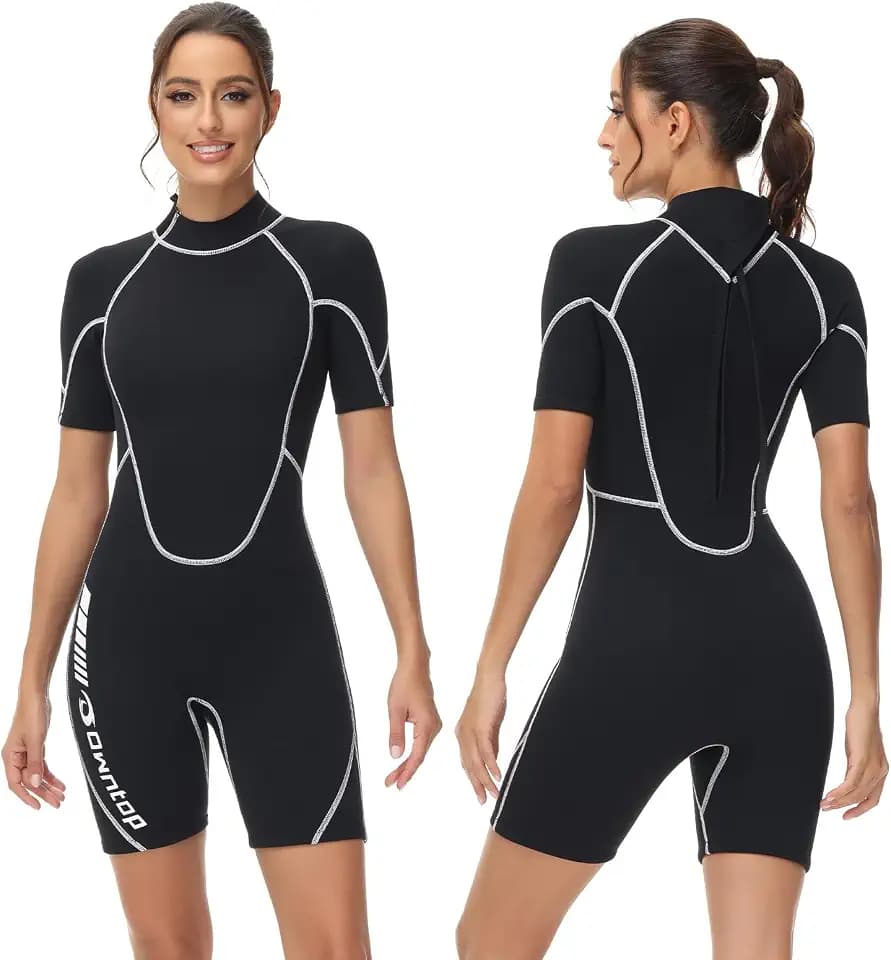 Owntop Neopren Shorty Damen | Front-/Rückenreißverschluss | 3/2/1,5 mm