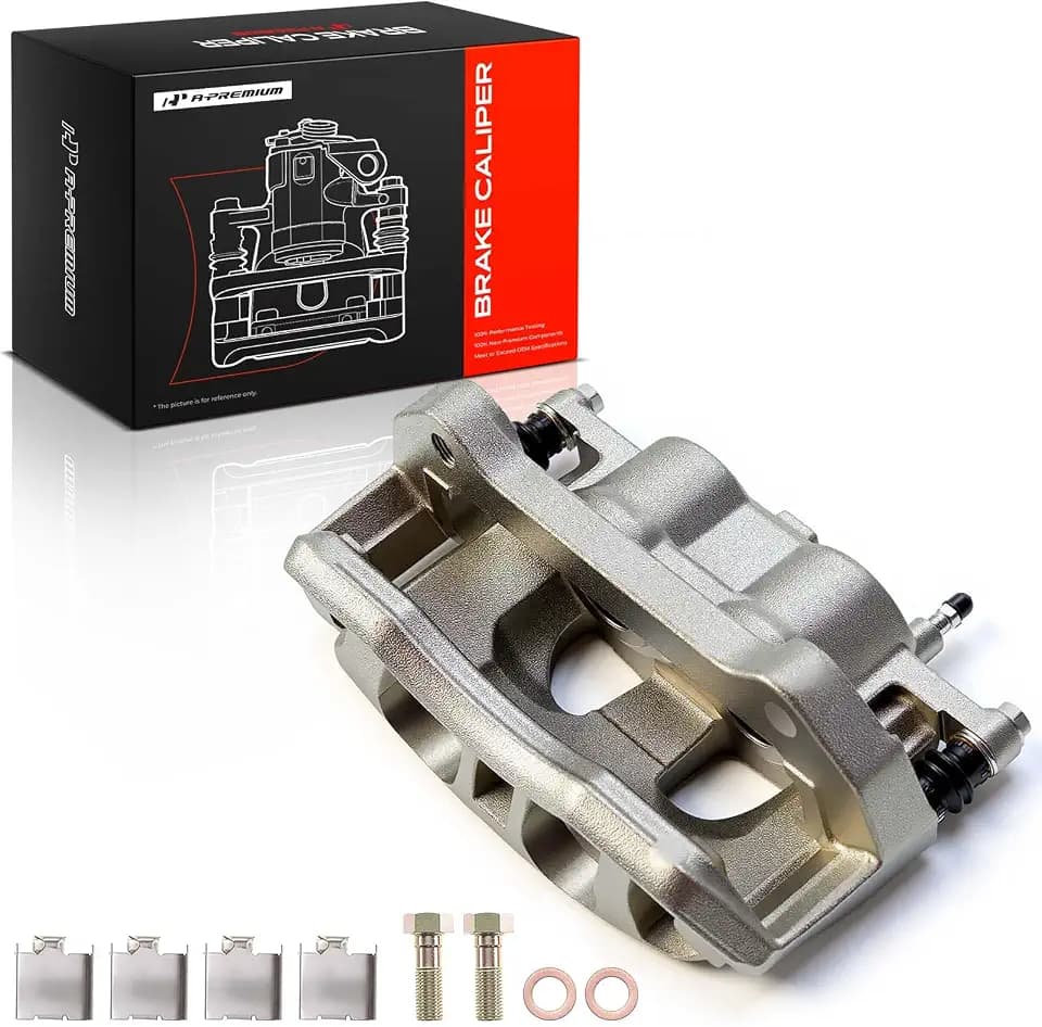 A-Premium Front Left Driver Disc Brake Caliper with Bracket