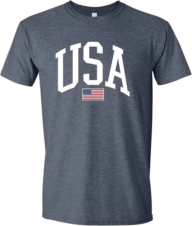 USA American Flag Patriotic 4th of July Graphic Tee