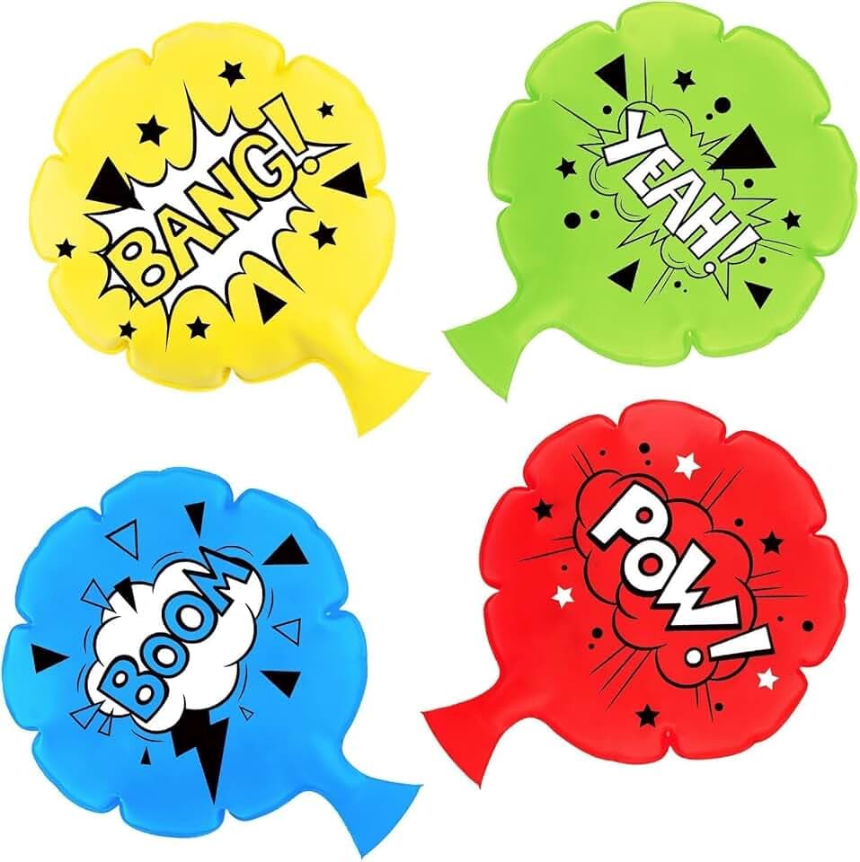 Whoopee Cushion 4 PCS Whoopee Cushion Toys for Kids, 7” Whoopee Cushion Toys - Extra Loud Prank Sound, Durable Rip-proof Material for Prank Gifts, Party Jokes & Family Games​ for whoopie 4 PCS