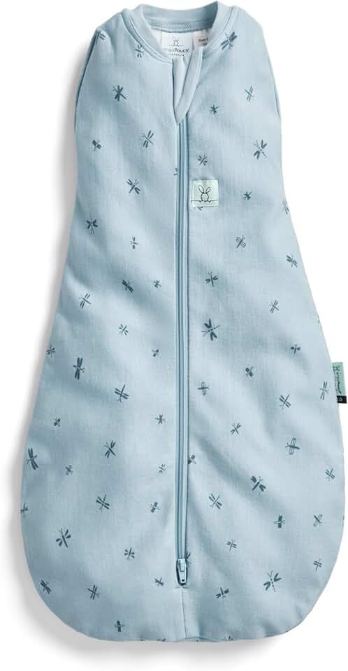 ergoPouch Cocoon Swaddle Sack 1,0 TOG – Baby-Schlafsack, sanfter, bequemer Sitz hilft, den Schreckreflex zu beruhigen, ideal für das Schlafen mit herein/heraus gestreckten Armen, weicher