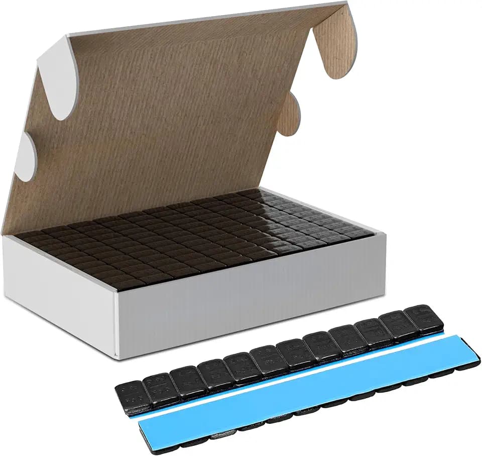 100 Riegel Auswuchtgewichte Schwarz 6 kg, 12 × 5 g Auswuchtgewichte Klebegewichte