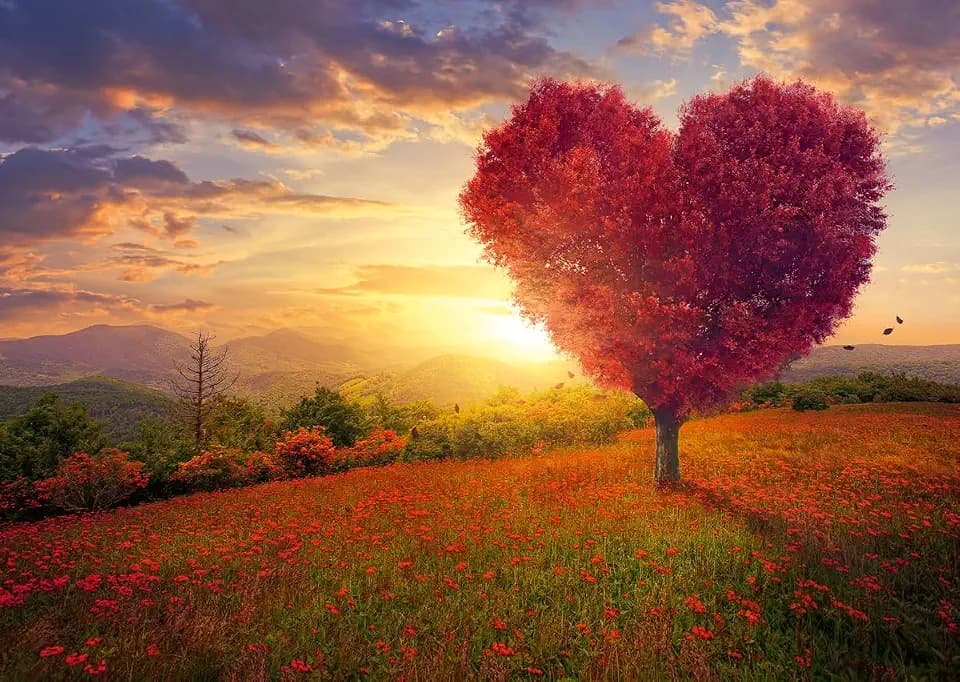 Wonder Forge Tree of Love 1000 Piece Jigsaw Puzzle for Adults