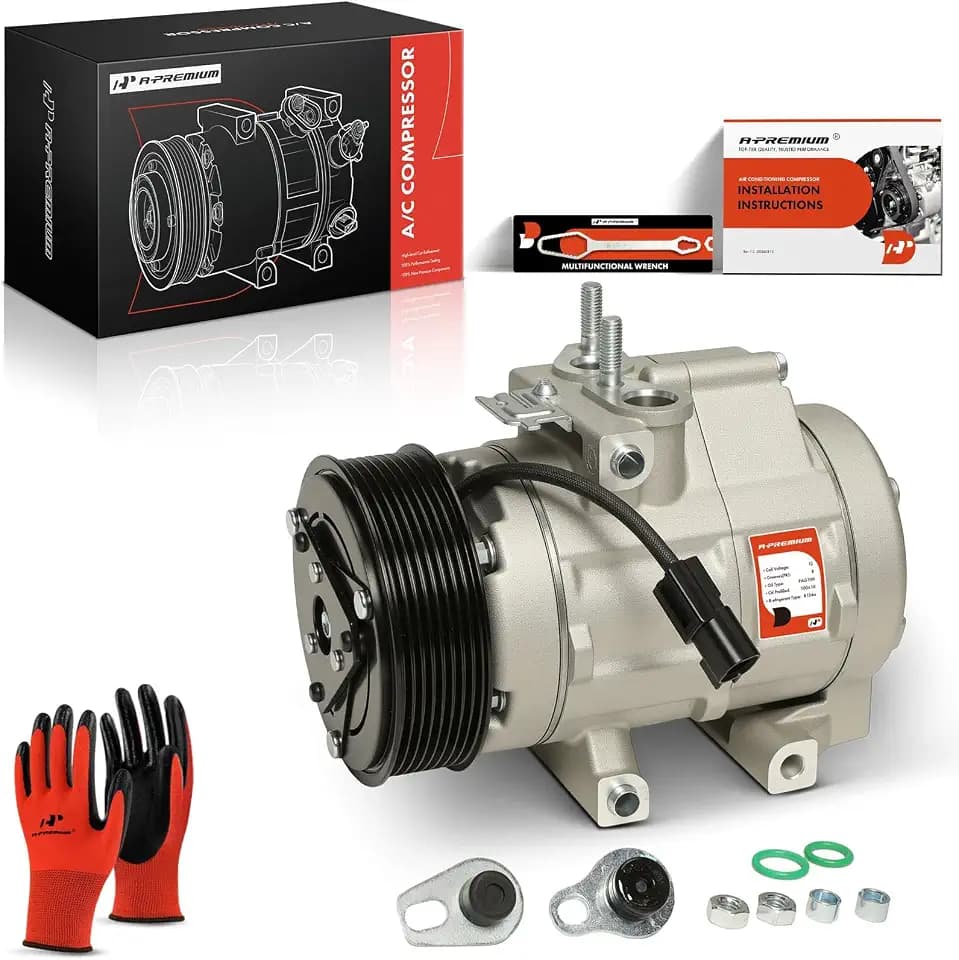A-Premium Air Conditioner AC Compressor with Clutch