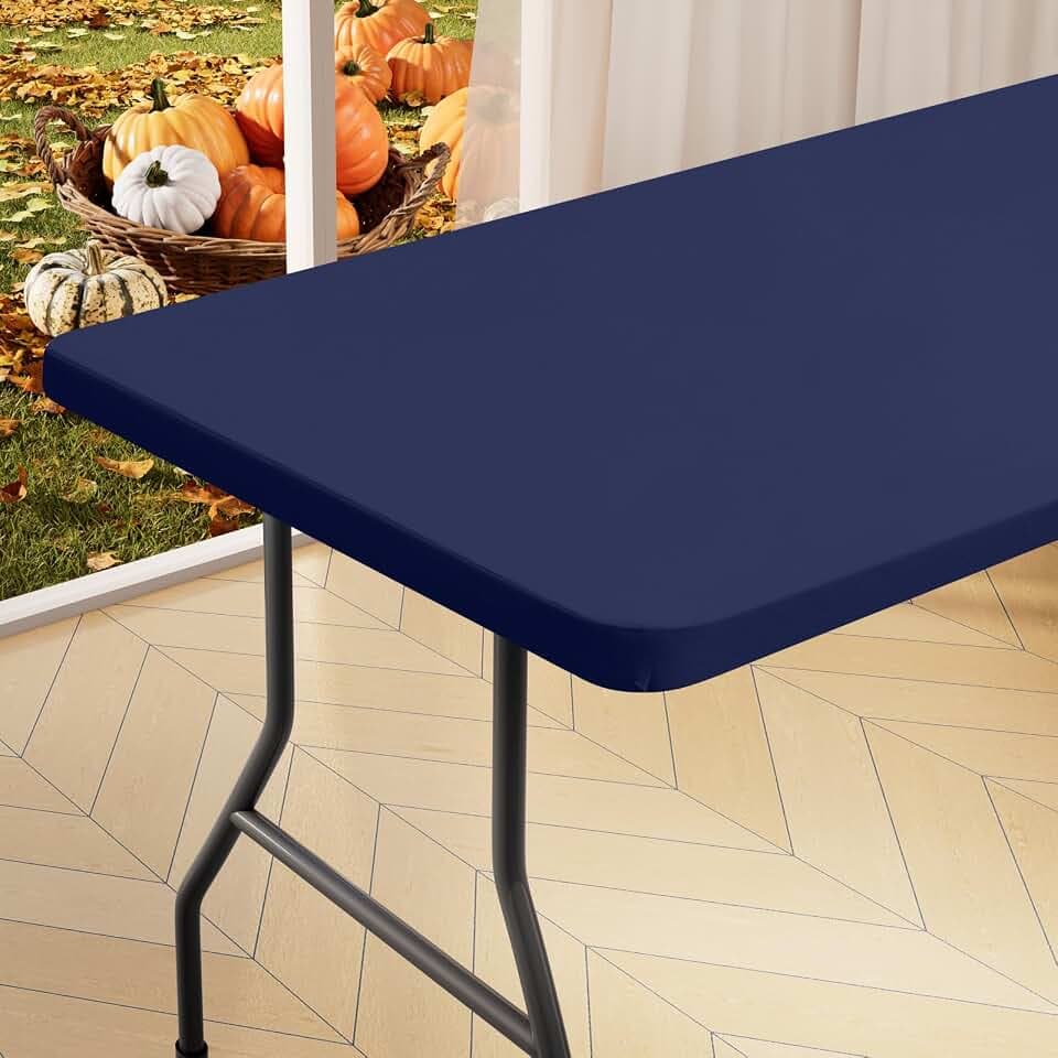 homing Rectangle Table Cloth Cover 6 Foot Elastic Fitted Tablecloth