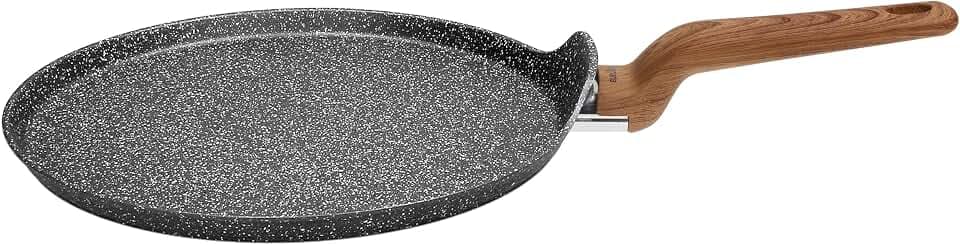 Tognana Wild Stone, Pfannkuchenpfanne 25 cm, Aluminium, grau