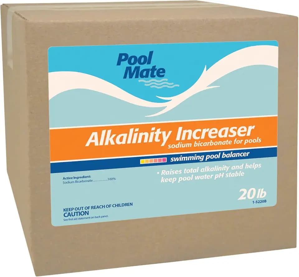 Pool Mate 20-Pounds Premium Alkalinity Increaser for Swimming Pools