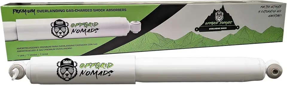 Gabriel OffGrid Nomads NM1013 Rear Shock Absorbers Fits 07-12 Jeep Wrangler Models w/ 17" Wheels, 13-17 Jeep Wrangler Models w/ 17" Wheels; Heavy Load, All-terrain, Off-Road Stability (1 Pack)