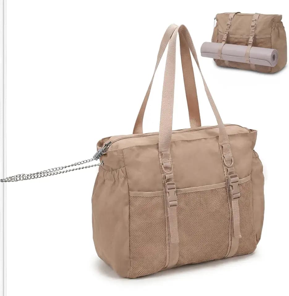 Omanmoli Beach Bag for Women Large Waterproof Sandproof Tote 40oz Holder