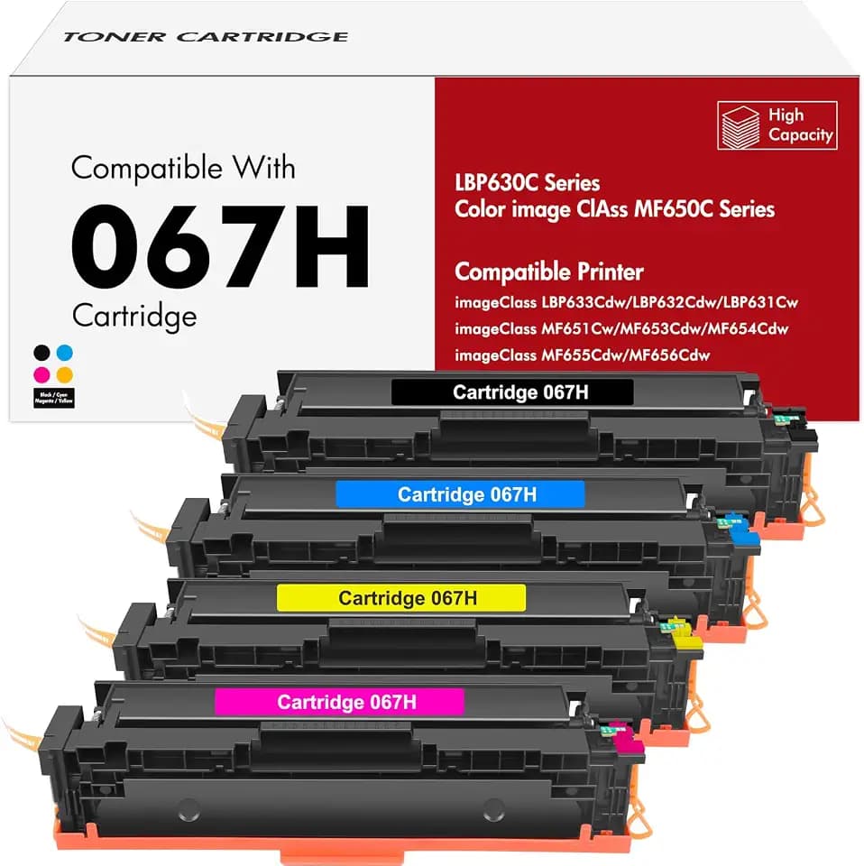 067H 067 Toner Cartridge Set for Canon MF654Cdw MF656Cdw MF650C LBP632Cdw