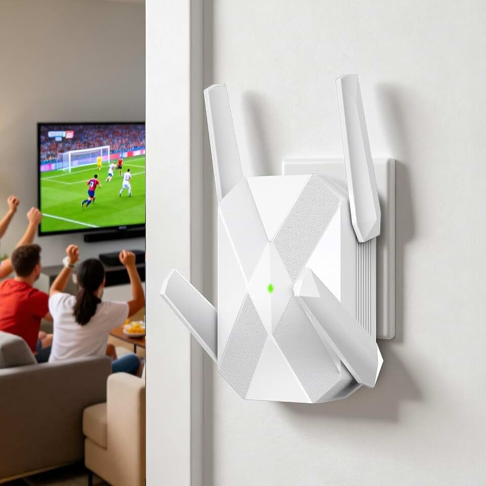 WiFi 6 Extender,WiFi Extender Signal Booster AX3000 for Home,Office,Game