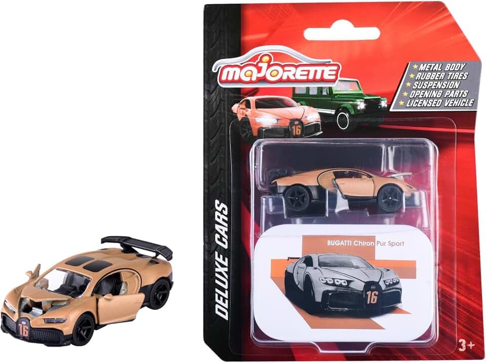 Bugatti Chiron Pur Sport Bronze, 14 cm