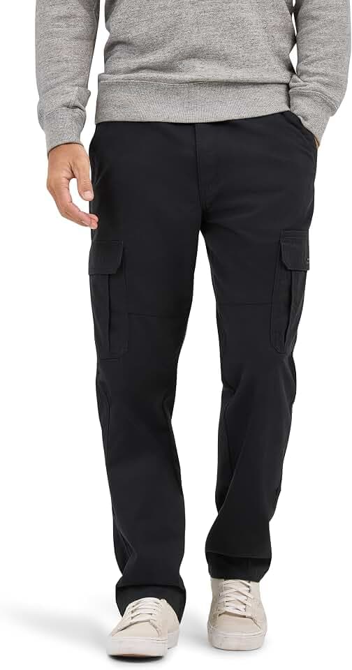 Wrangler Authentics Men's Relaxed Fit Stretch Cargo Pant