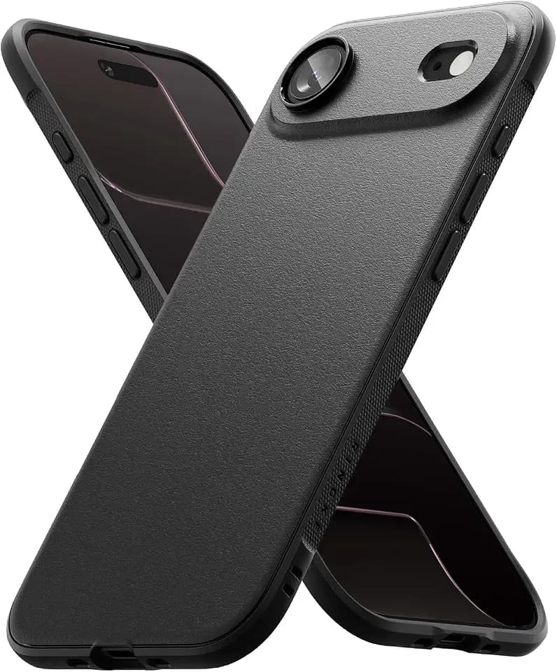 Ringke Onyx for iPhone Air Case, [Feels Good in The Hand] Oil & Dirt Resistant, Individual Lens Covers for Cameras, Enhanced Grip Lightweight Cover - Black