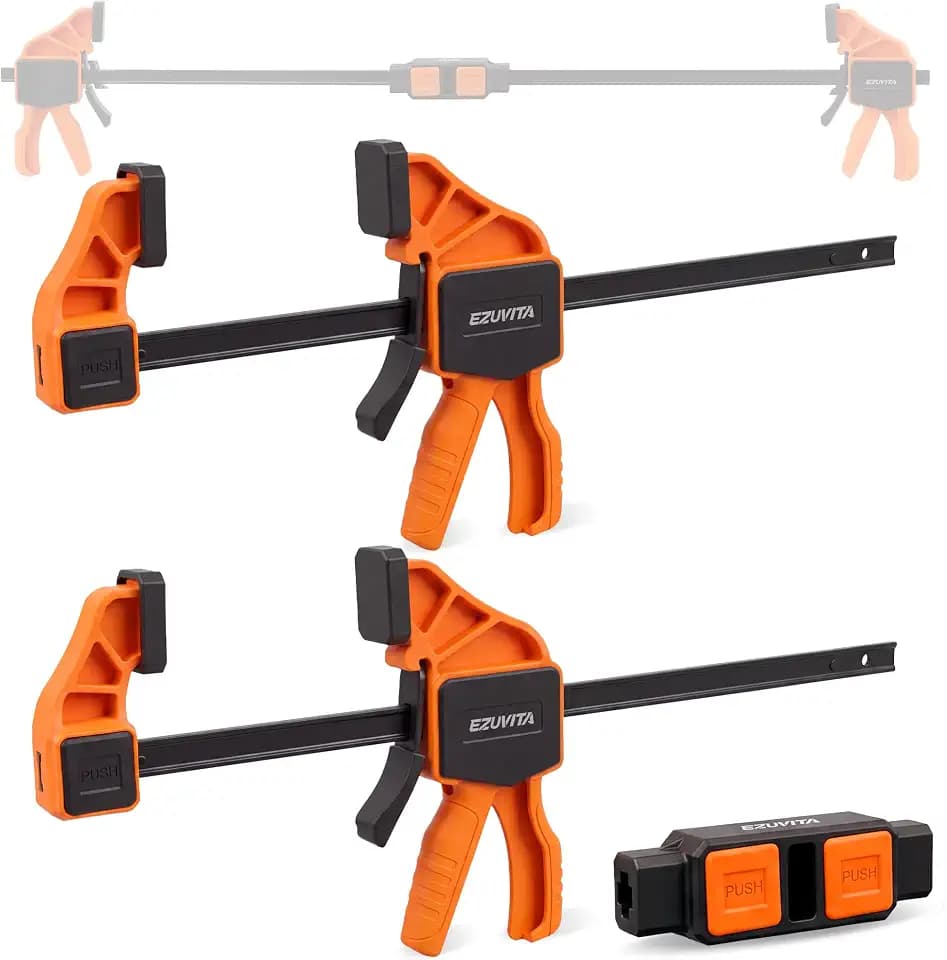 Schraubzwingen-Set 310 mm, 2 Einhandzwingen