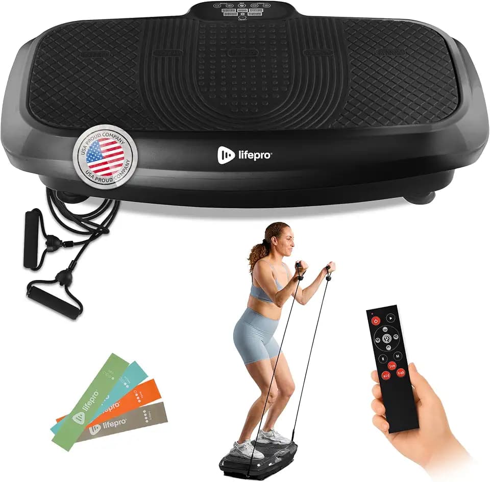 Lifepro Turbo & Hovert 3D Vibration Plate Exercise Machine with 99 Speeds