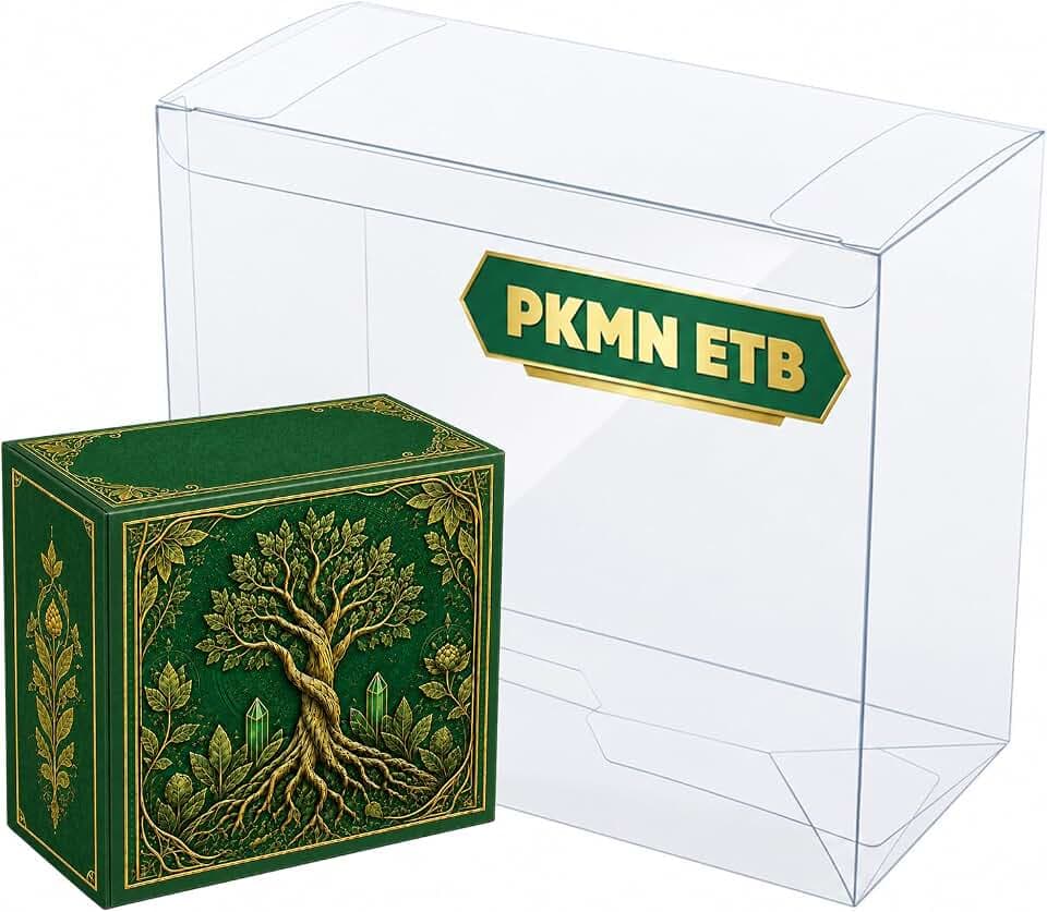 10er PET Case für Pokemon Top Trainer Box und ETB, 0,5 mm dick
