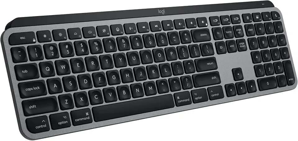 Logitech MX Keys S Mac Wireless Keyboard Fluid Precise - Space Grey