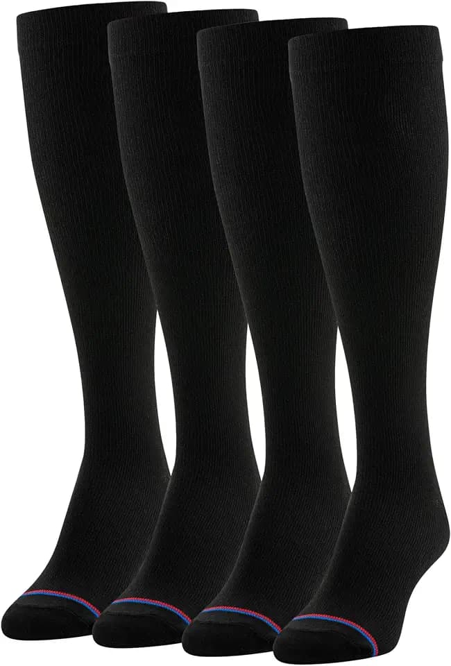 MediPeds Adult Over-the-Calf Socks with Mild Compression, Multipairs