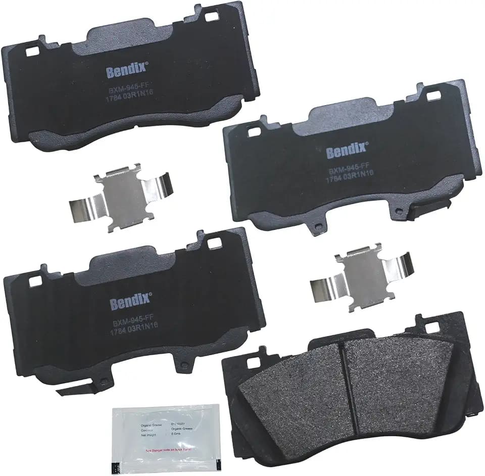 Bendix Priority1 CFM1784 Semi-Metallic Front Brake Pads for Ford Mustang 2023-2015