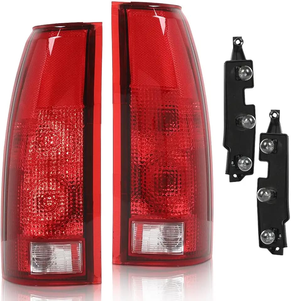 CHEDA Tail Lights Left and Right Rear Lamp Assembly Fit Chevy GMC 1988-1999