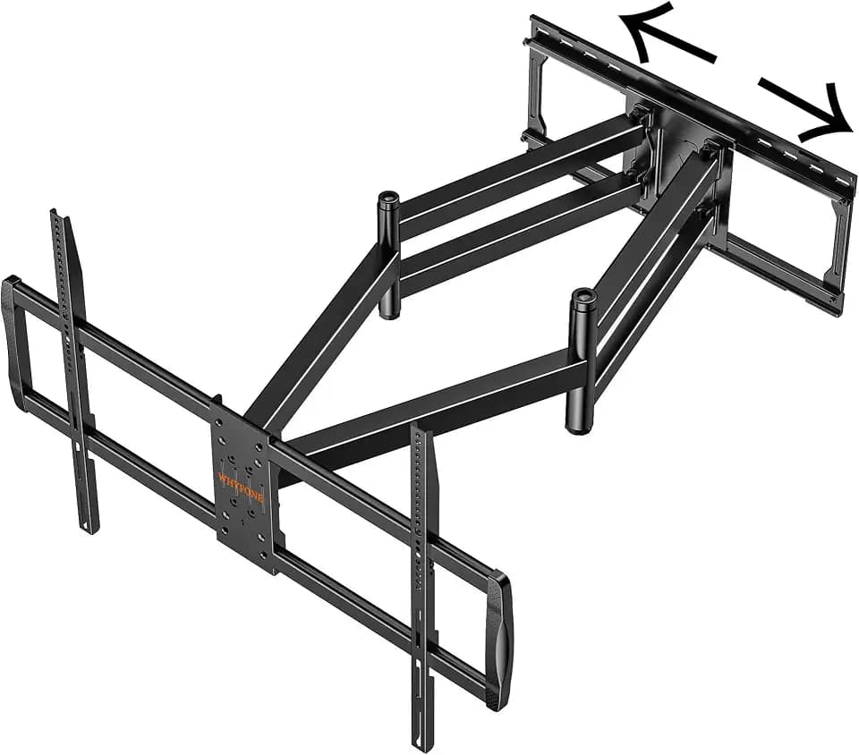 43" Long Arm Full Motion TV Wall Mount 60-120" TV 900x600 VESA WHYFONE