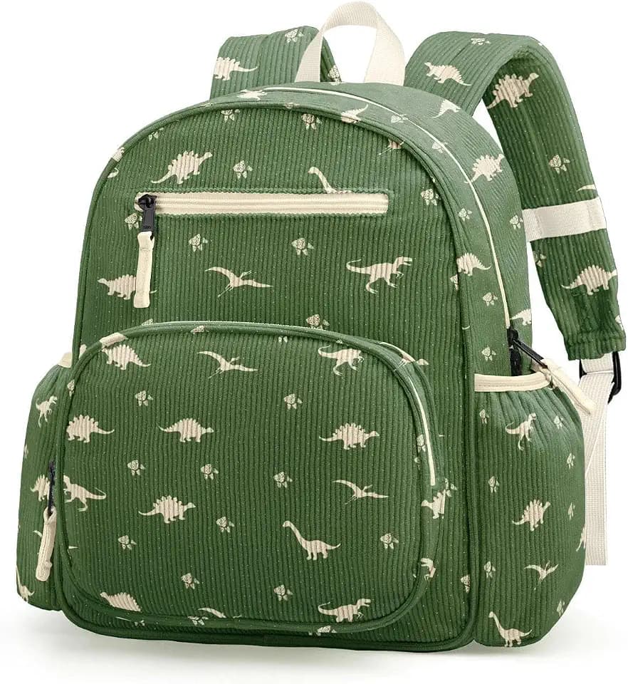 atgark Corduroy Toddler Backpack for Girls Boys: Preschool Kindergarten Backpack - Cute Kids Backpacks for Girls Boys
