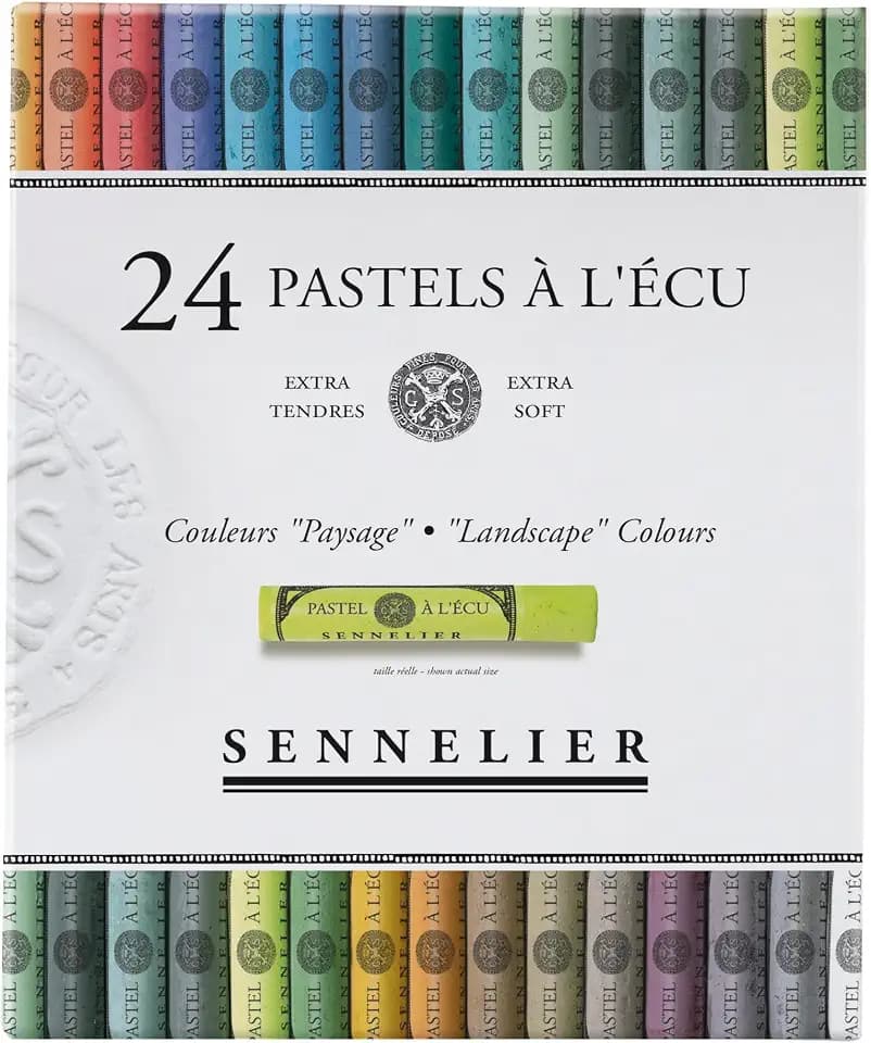 Sennelier Savoir Faire, weiche Pastellkreide, 24 Stück, Querformat