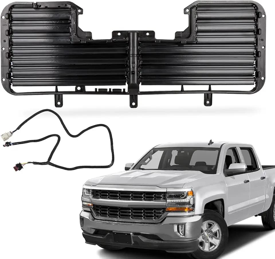 Active Grille Shutter with Motor fits 17-18 Silverado 1500 Sierra 1500