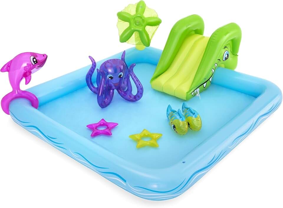 Bestway Wasserspielcenter, Aquarium, 239 x 206 x 86 cm Mehrfarbig 2.1 2.50 m
