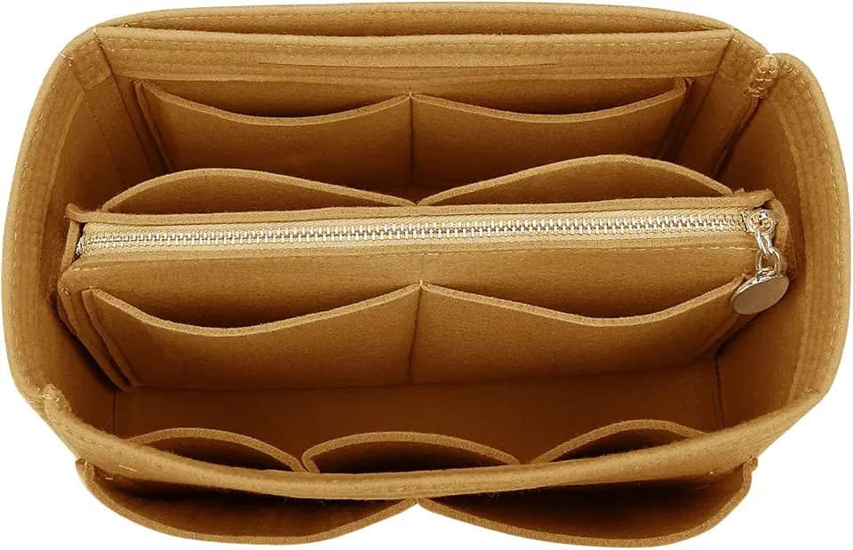 LEXSION Felt Purse Organizer Insert, Tote Bag Shaper Dividers with 5 Sizes