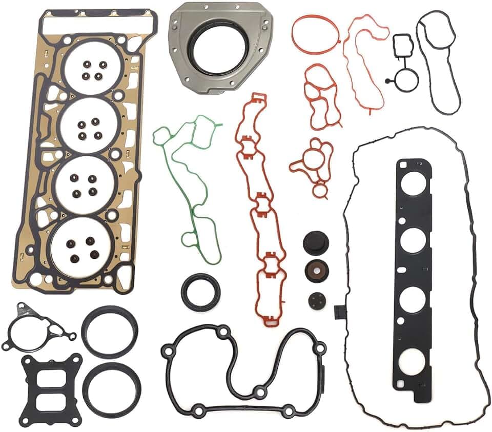 XQSMWF 1.8L/2.0L MLS Cylinder Head Gasket Set, Fit for VW Beetle Jetta Passat Golf 2012-2018, Fit for Audi A3 S3 A4 A5 A6 Q5 TT 2013-2018, Replace 06L103649B 06L103383B 06L103383 06K103171E