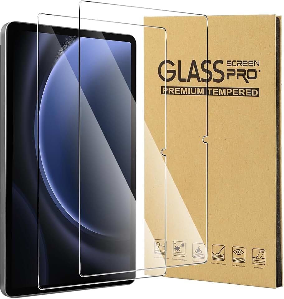 2 Stück Schutzfolie für Samsung Galaxy Tab A11+/Galaxy Tab A11 Plus, 9H Härte Kratzfest Anti-Bläschen Gehärtetes Glas Folie HD-Klar Hohe Empfindlichkeit Anti-Fingerabdruck Displayschutzfolie