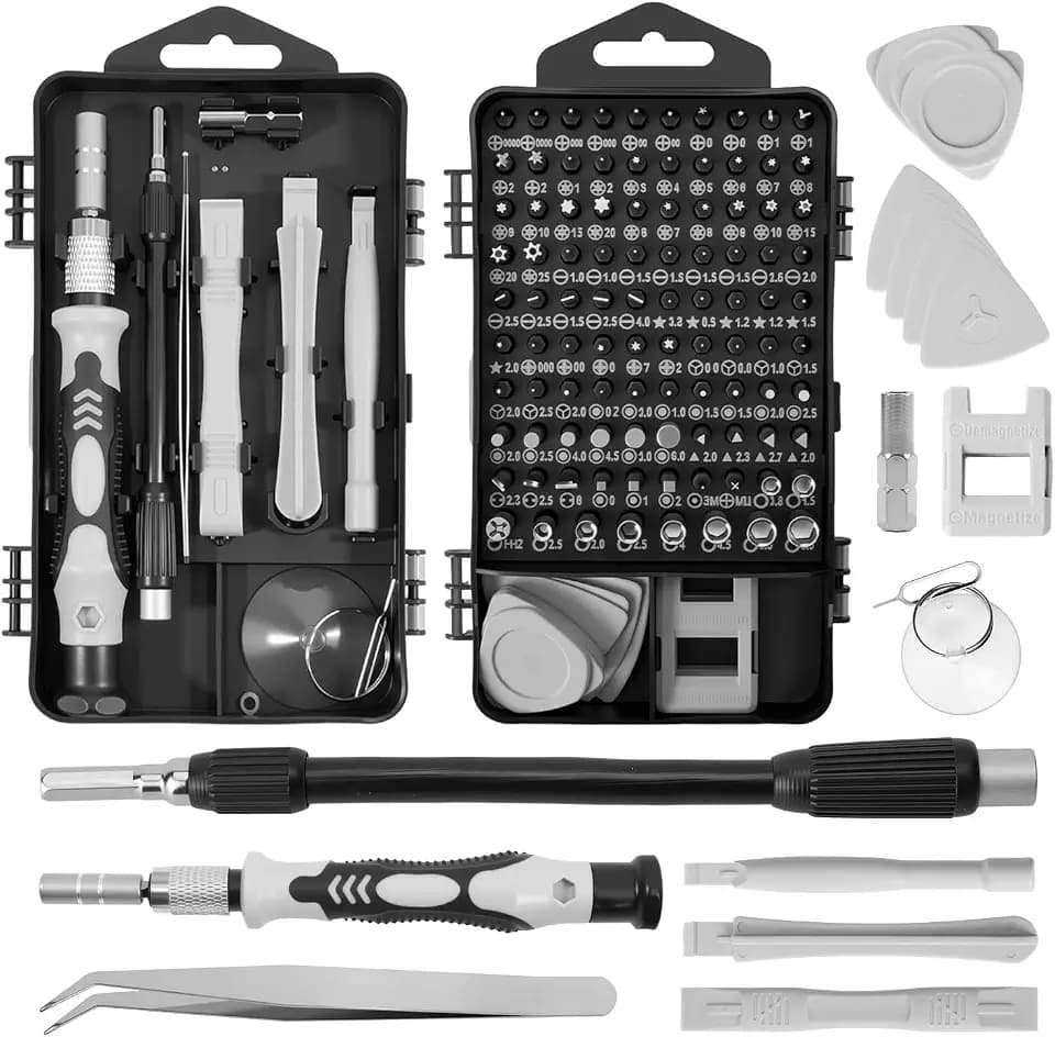 115-in-1 Magnetic Precision Screwdriver Set for Electronics Repair