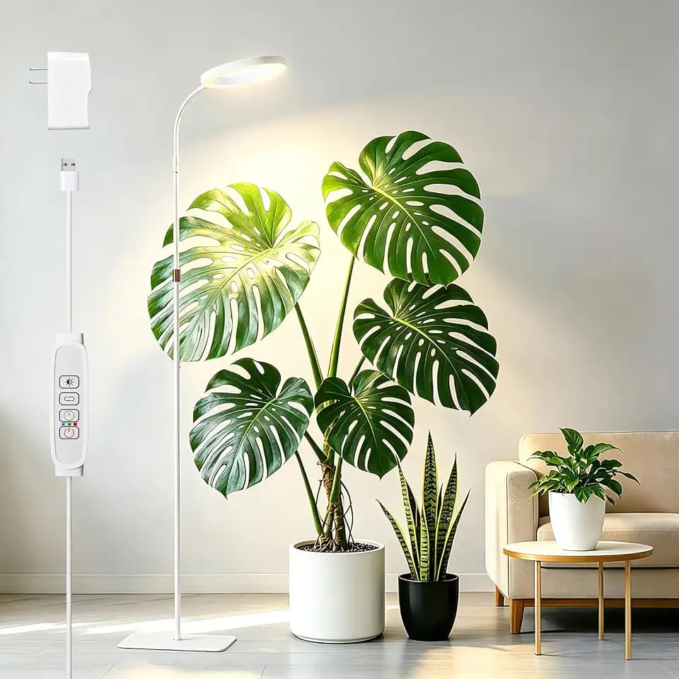 68" Full Spectrum Floor Grow Light with Stand for Tall&Large Indoor Plants