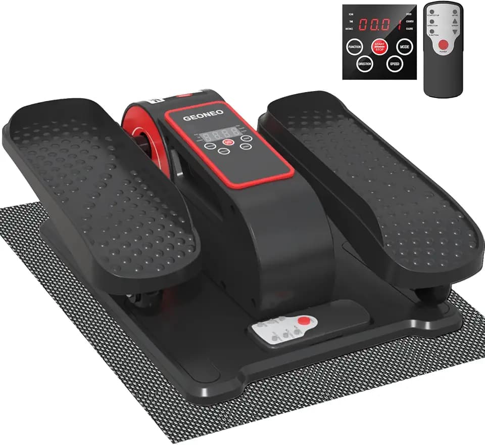 Under Desk Elliptical Machine, Electric Elliptical Leg Exerciser for Senior