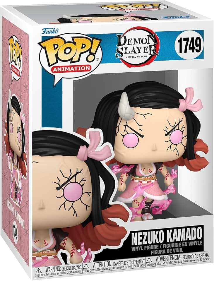 Funko POP! Animation: Demon Slayer - Nezuko (Demon Form) | Offizielles Anime Merch - Vinyl Sammelfigur als Regal Deko - Geschenkidee zum Geburtstag für Fans und Sammler