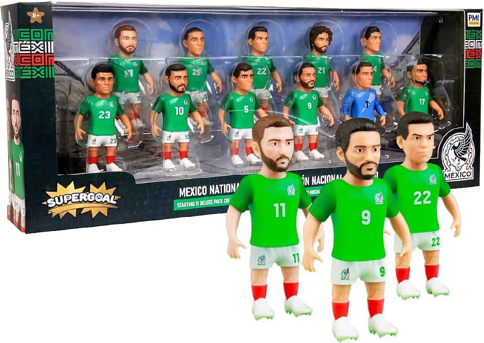 P.M.I. PMI World Cup Soccer Figures, 11-Pack, Team Mexico