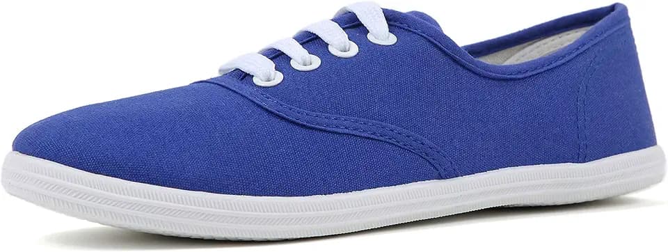 VenusCelia Women's Rainbow Lace Up Sneaker Shoes