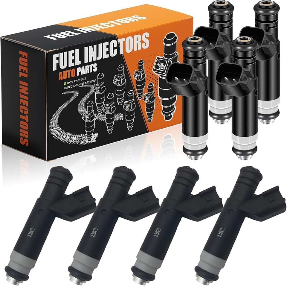 FJ867 Upgraded 4.6L 4-hole Fuel Injectors Fit for:-Ford F150 2005-2008, E150 2004-2008, Explorer 2004-2005, E250 2005-2008; for:-Mercury Mountaineer 2004-2005 Set Of 8