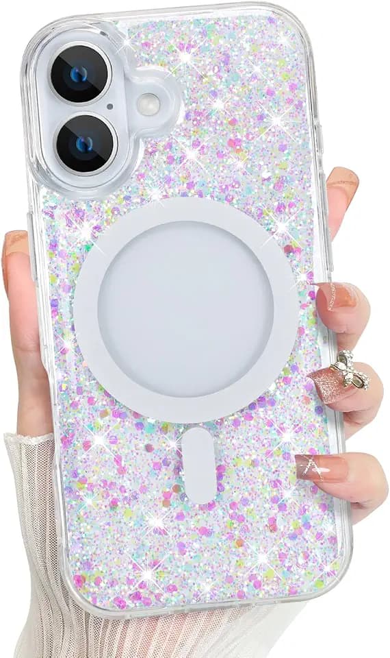 Bonoma for iPhone 17 Case 2025 Bling Crystal -Sparkly Glitter