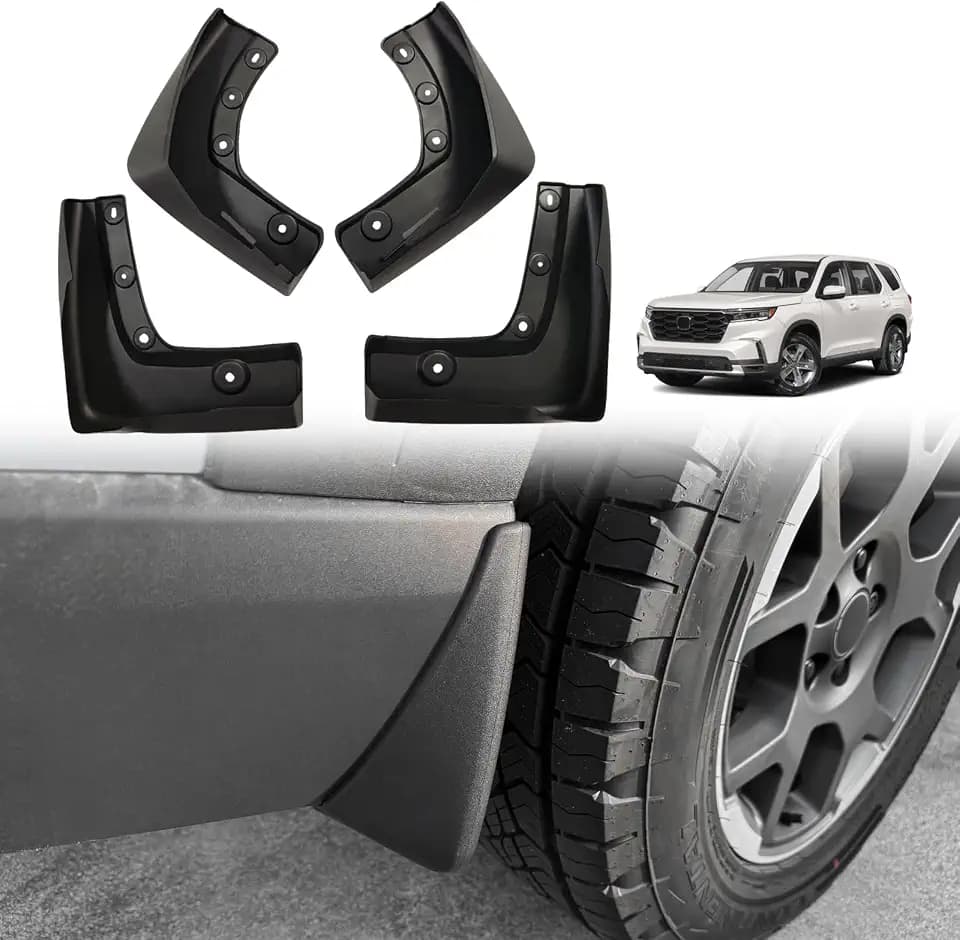 Muslogy 4PCS Mud Flaps for 2023-2026 Pilot Splash Guards